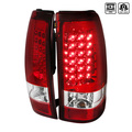 Spec-D Tuning 03-06 Chevrolet Silverado LED Tail Lights Red LT-SIV03RLED-TM